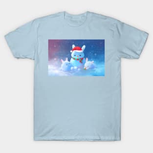 Cute Snow Bunnies T-Shirt